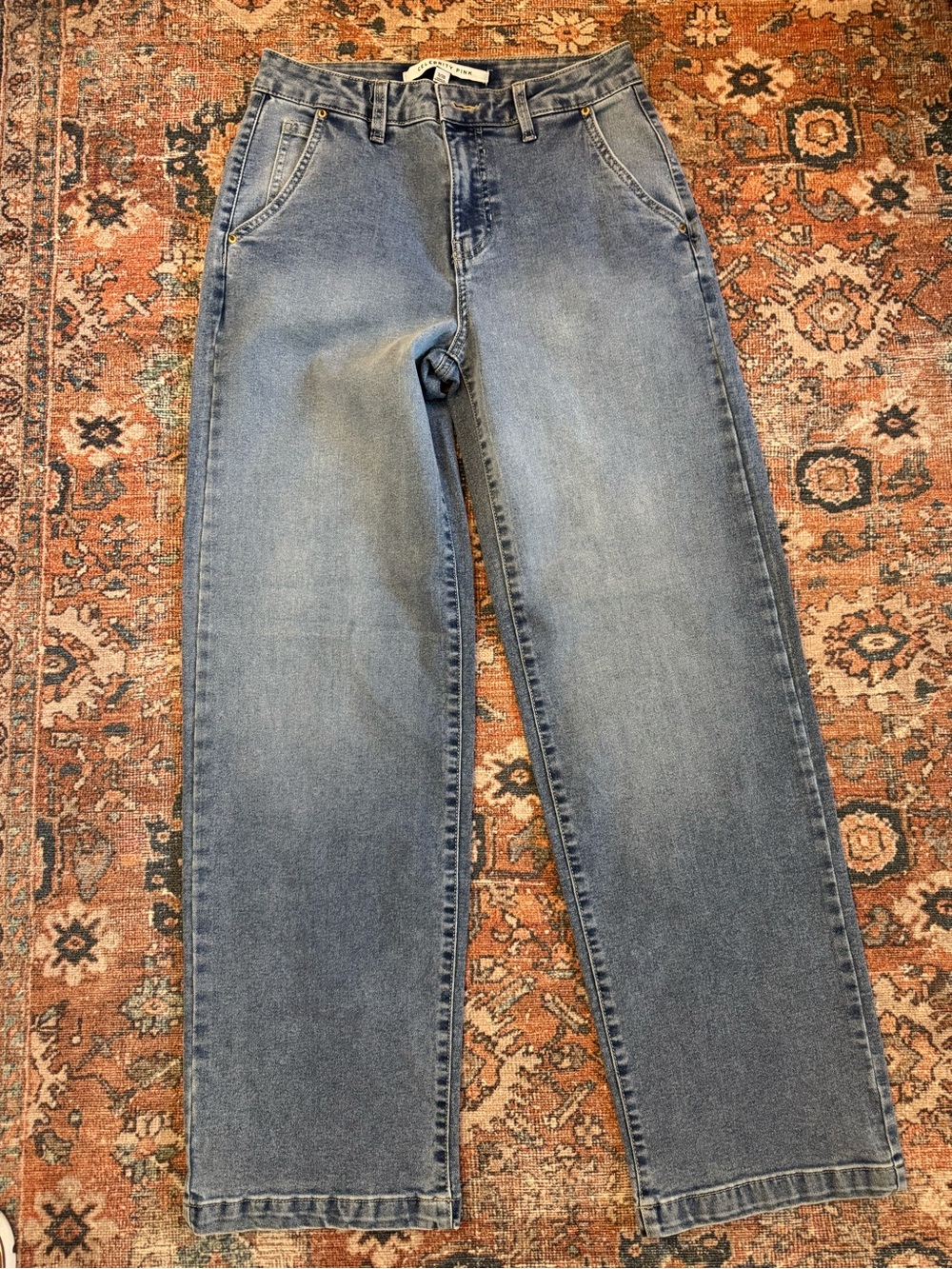 Celebrity Pink Stretch straight leg Jeans - Faded Blue Wash size 26